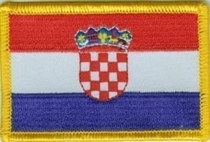 Croatia flag patch