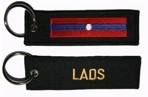Laos flag keyring