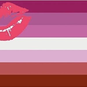 Lipstick Lesbian flag