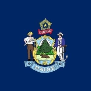 Maine Staat flag