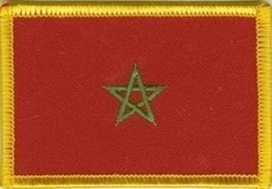 Marokko flag patch