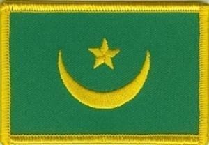 Mauritania flag patch