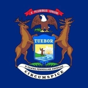 Michigan state flag