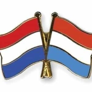 Netherlands Luxembourg Friendship pin flags