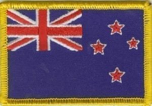 New Zealand flag patch