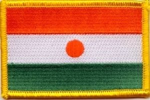 Niger flag patch