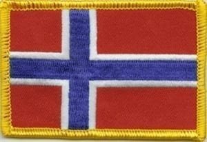 Norway flag patch