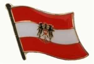 Austria State flag pin