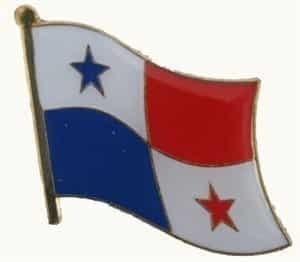 Panama flag lapel pin