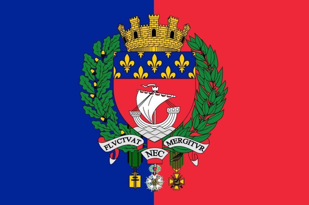 French Region Paris flag