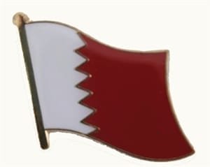 Qatar flag pin