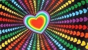 Rainbow Love flag