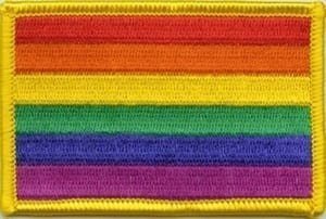 Rainbow flag patch