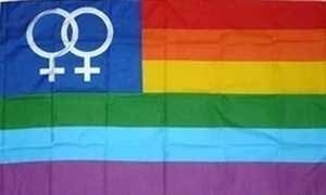 Regenboog Venus Woman flag