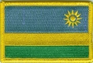 Rwanda flag patch