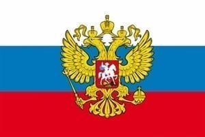 Russia eagle flag patch