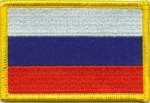 Russia flag patch