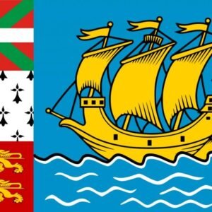 Saint Pierre and Miquelon flag