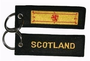 Scotland Lion flag keyring