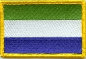 Sierra Leone flag patch