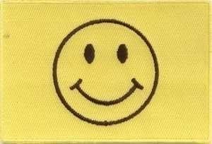Smiley flag patch