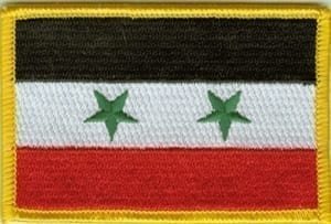 Syria flag patch