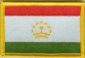 Tajikistan flag patch