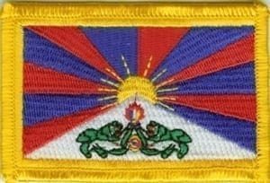 Tibet flag patch