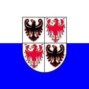 Trentino South Tirol region flag