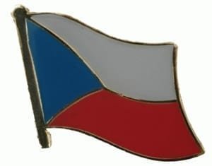Czech Republic flag pin