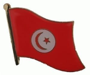 Tunisia flag pin