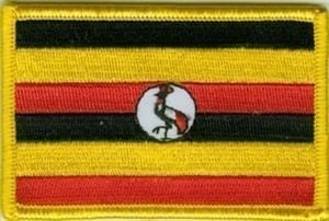 Uganda flag patch