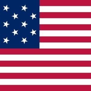 USA 15 Stars 1795 to 1818 flag