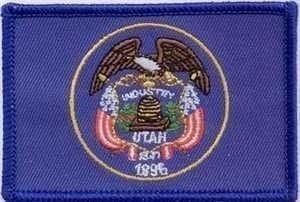 Utah state flag patch