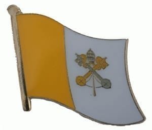 Vatican City flag pin