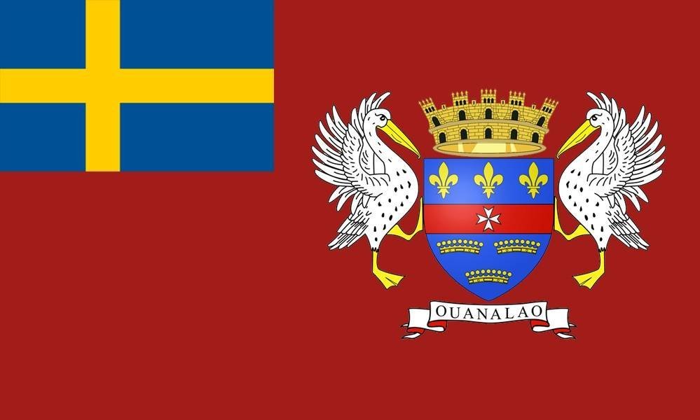 Saint Barthelemy flag