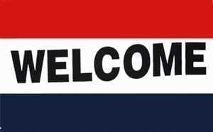 Welcome Nederlands flag