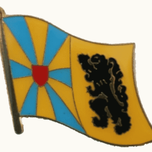 West Flanders flag pin