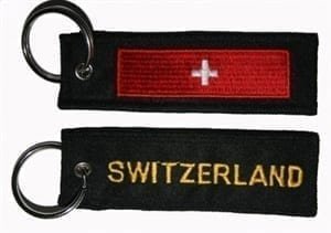 Switzerland flag keyring